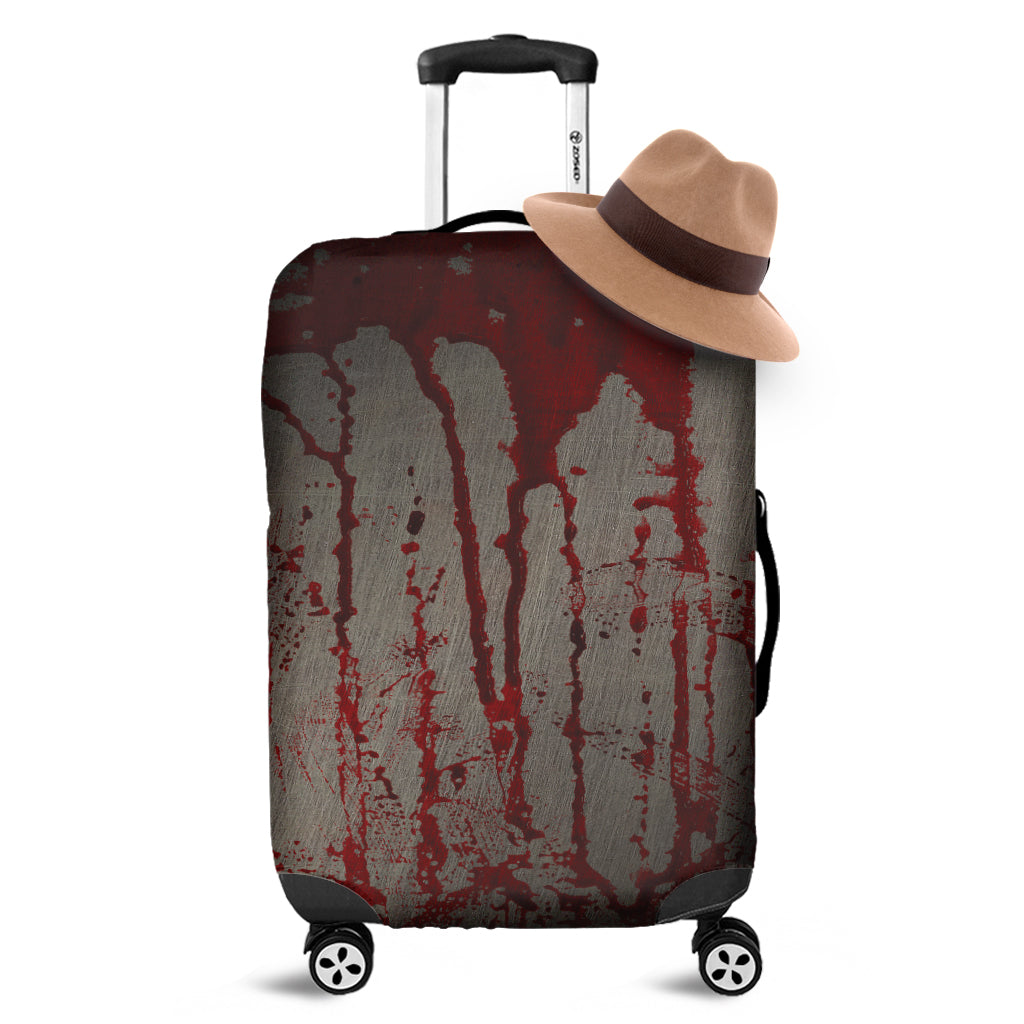 Bloody Metal Wall Print Luggage Cover