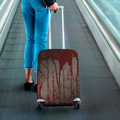 Bloody Metal Wall Print Luggage Cover