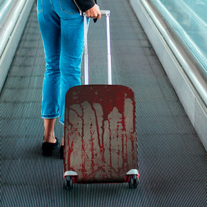 Bloody Metal Wall Print Luggage Cover