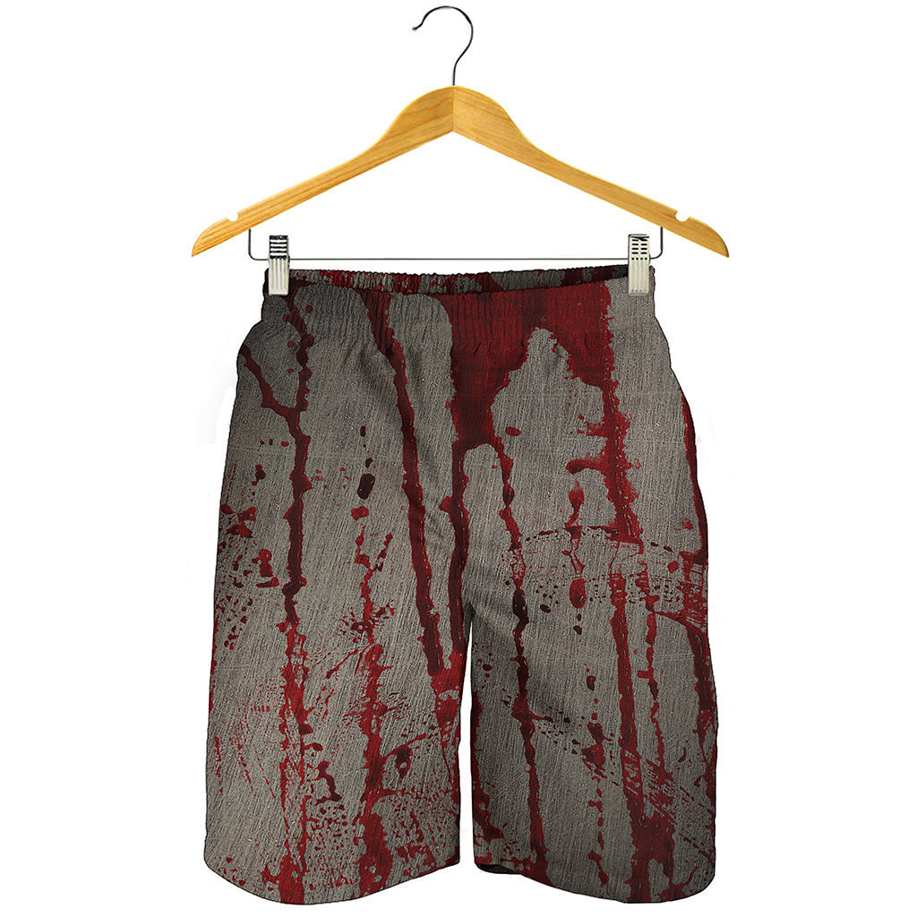 Bloody Metal Wall Print Men's Shorts