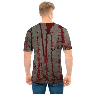 Bloody Metal Wall Print Men's T-Shirt