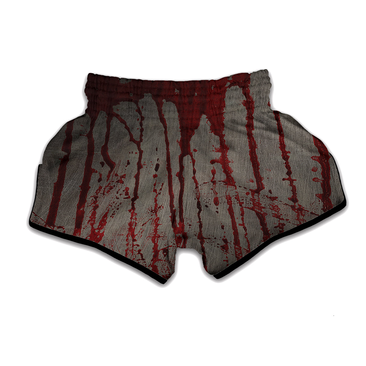 Bloody Metal Wall Print Muay Thai Boxing Shorts