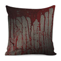 Bloody Metal Wall Print Pillow Cover