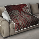 Bloody Metal Wall Print Quilt