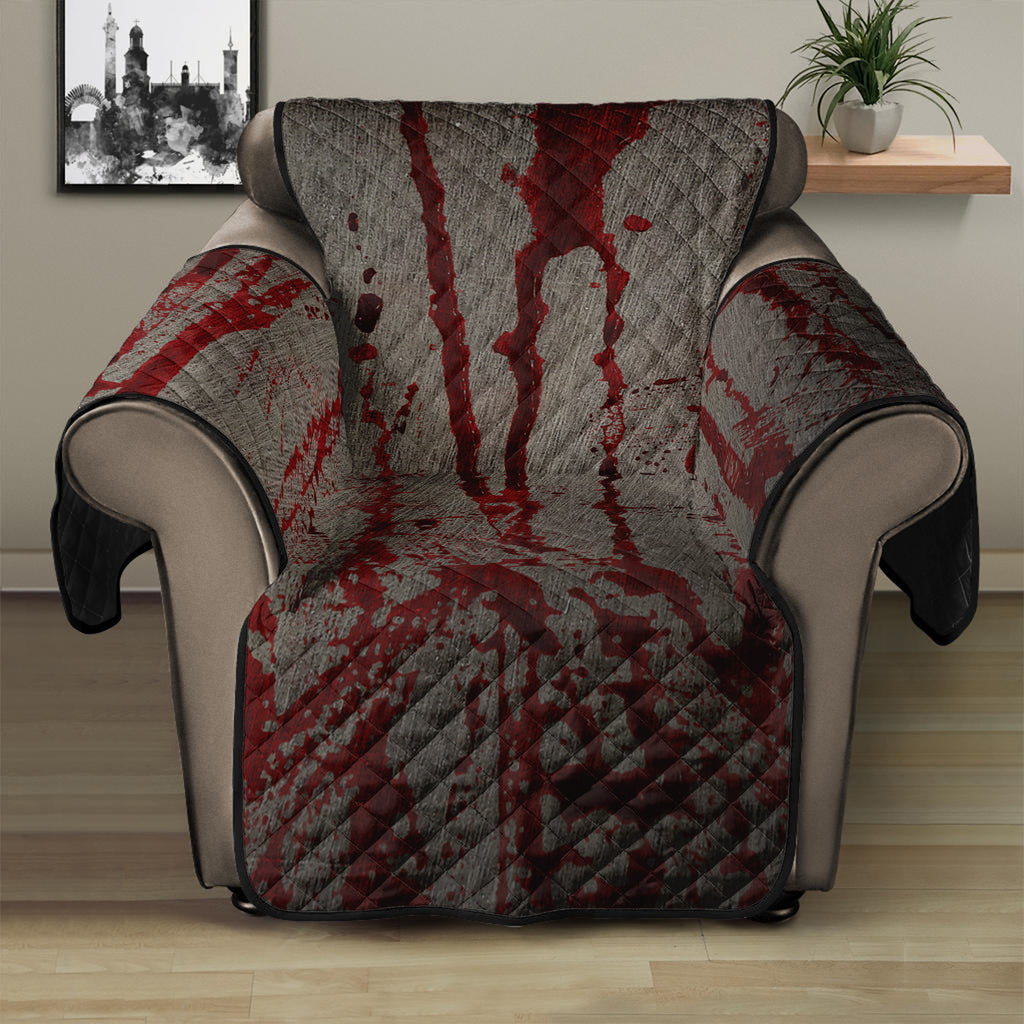 Bloody Metal Wall Print Recliner Protector