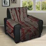 Bloody Metal Wall Print Recliner Protector