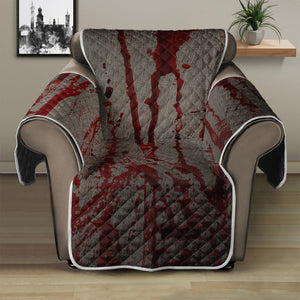 Bloody Metal Wall Print Recliner Protector