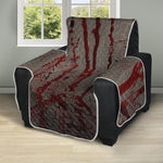 Bloody Metal Wall Print Recliner Protector