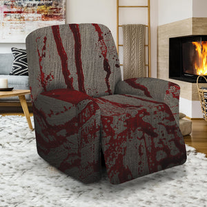 Bloody Metal Wall Print Recliner Slipcover