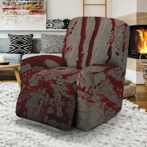 Bloody Metal Wall Print Recliner Slipcover