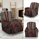 Bloody Metal Wall Print Recliner Slipcover