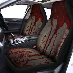 Bloody Metal Wall Print Universal Fit Car Seat Covers