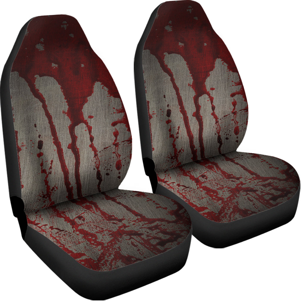 Bloody Metal Wall Print Universal Fit Car Seat Covers