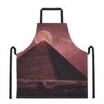 Bloody Moon Pyramid Print Apron