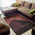 Bloody Moon Pyramid Print Floor Mat