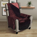 Bloody Moon Pyramid Print Armchair Protector