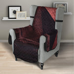 Bloody Moon Pyramid Print Armchair Protector