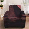 Bloody Moon Pyramid Print Armchair Slipcover