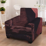 Bloody Moon Pyramid Print Armchair Slipcover