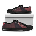 Bloody Moon Pyramid Print Black Low Top Sneakers