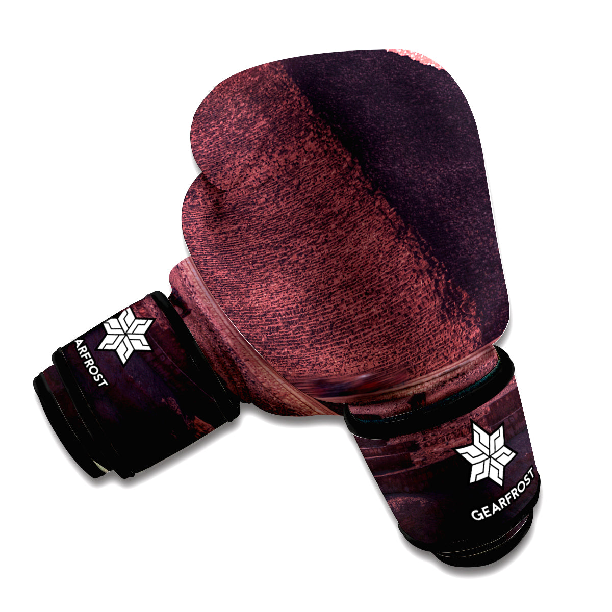 Bloody Moon Pyramid Print Boxing Gloves