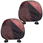 Bloody Moon Pyramid Print Car Headrest Covers
