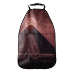 Bloody Moon Pyramid Print Car Seat Organizers