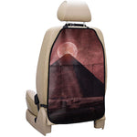 Bloody Moon Pyramid Print Car Seat Organizers