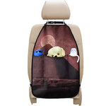 Bloody Moon Pyramid Print Car Seat Organizers