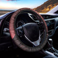 Bloody Moon Pyramid Print Car Steering Wheel Cover