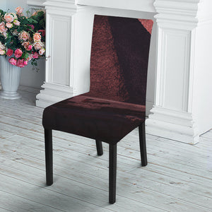 Bloody Moon Pyramid Print Dining Chair Slipcover