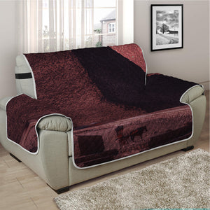 Bloody Moon Pyramid Print Half Sofa Protector