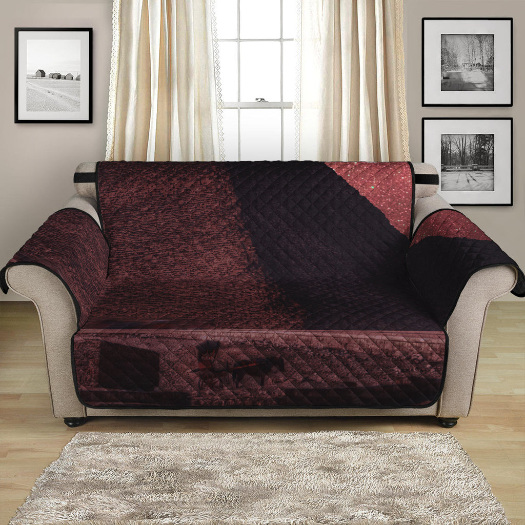 Bloody Moon Pyramid Print Loveseat Protector