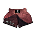 Bloody Moon Pyramid Print Muay Thai Boxing Shorts