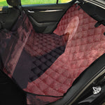 Bloody Moon Pyramid Print Pet Car Back Seat Cover