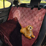 Bloody Moon Pyramid Print Pet Car Back Seat Cover