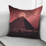 Bloody Moon Pyramid Print Pillow Cover