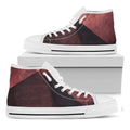 Bloody Moon Pyramid Print White High Top Sneakers