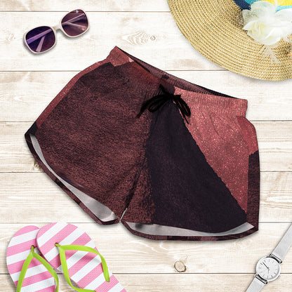Bloody Moon Pyramid Print Women's Shorts