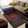 Bloody Room Print Area Rug