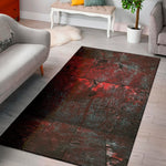 Bloody Room Print Area Rug