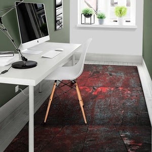 Bloody Room Print Area Rug