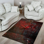 Bloody Room Print Area Rug