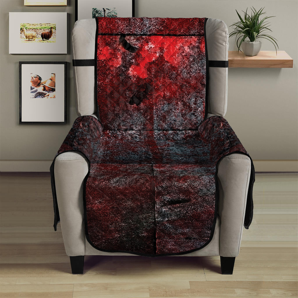 Bloody Room Print Armchair Protector