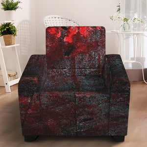 Bloody Room Print Armchair Slipcover