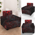 Bloody Room Print Armchair Slipcover