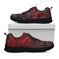 Bloody Room Print Black Running Shoes