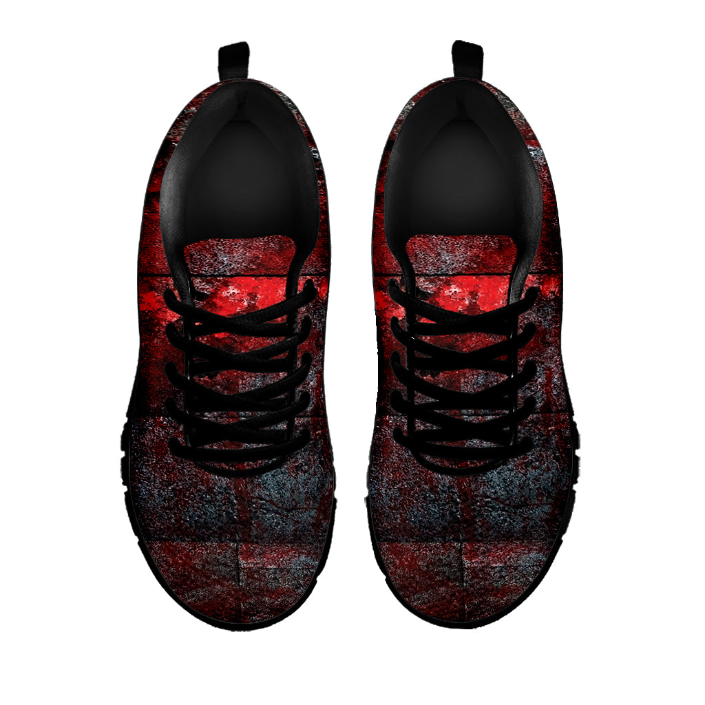 Bloody Room Print Black Sneakers