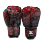 Bloody Room Print Boxing Gloves