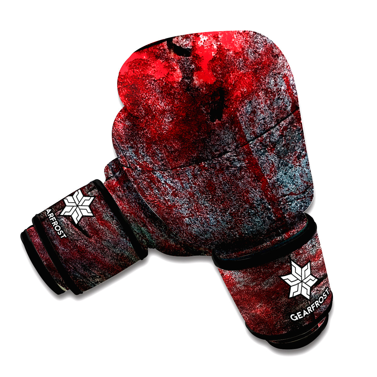 Bloody Room Print Boxing Gloves